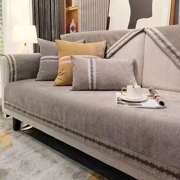 Легкая роскошная подушка для дивана Four Seasons Универсальный высококачественный чехол для дивана 70x70cm павлин голубой