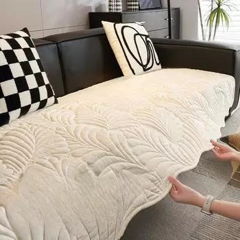 Легкая роскошная подушка для дивана из шенилла Four Seasons Universal High Sense, нескользящая кожаная наволочка для дивана, полотенце 70*70cm