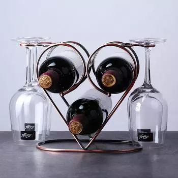 Легкая роскошная стойка для вина, украшение, перевернутая стойка для хранения бокалов для вина, современная гостиная, полка для бутылок красного вина