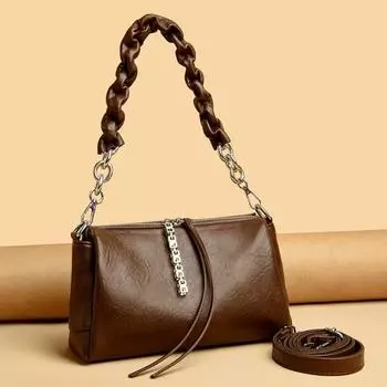 Легкая роскошная сумка, новинка 2024 года, сумка через плечо, модная и универсальная сумка подмышками, роскошная сумка, женская сумка на одно плечо