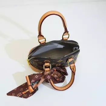 Легкая роскошная сумка-ракушка женская, новый иностранный стиль, универсальная сумка для поездок на работу, универсальный шелковый шарф-бантик, новый
