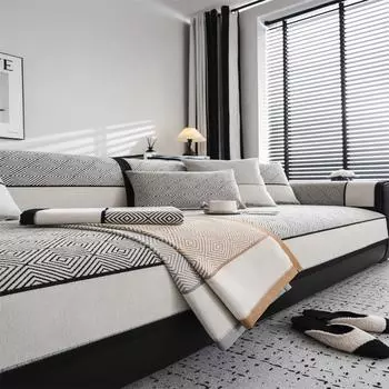 Легкая роскошная удобная нескользящая многоместная диванная комбинация простая современная подушка из композитного материала шенилл 70x70