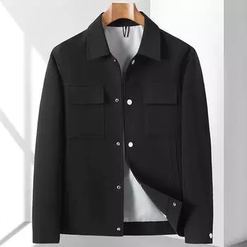 Легкая роскошная весенняя тонкая куртка мужская короткая куртка-карго новая весенне-осенняя повседневная мужская куртка с лацканами M