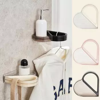 Легкая роскошная вешалка для одежды Love, подвесная вешалка для ванной комнаты, полки, поднос без отверстий, подвесная вешалка для одежды, балкон, хранение, Богиня