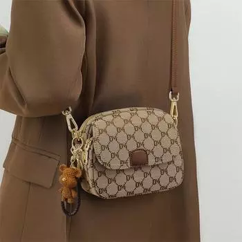 Легкая роскошная высококачественная дизайнерская маленькая сумка через плечо для женщин с ремешком через плечо