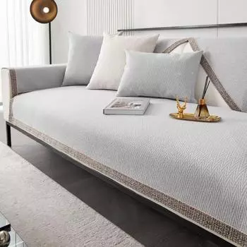 Легкая роскошная высококачественная подушка для дивана из шенилла, универсальная для всех сезонов, новый чехол для дивана в китайском стиле, простое полотенце для дивана 70*70cm