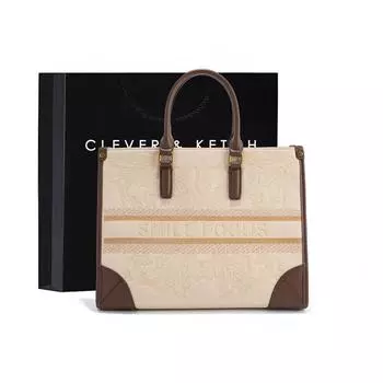 Легкая роскошная женская сумка, большая вместительная портативная сумка через плечо в стиле ретро для подруги, подарок на день рождения. Длина 34 см, ширина 13,5 см, высота 26 см. дубильная кора