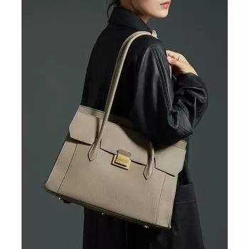 Легкая роскошная женская сумка из натуральной кожи, новая модная модная сумка через плечо большой вместимости, трендовая сумка через плечо 40x15x26cm синий