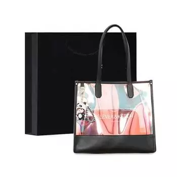 Легкая роскошная женская сумка, новая модная сетевая красная сумка на одно плечо с лазерным желе, женская сумка-тоут, длина 31 см, ширина 9 см, высота 28 см розовый