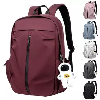 Легкая школьная сумка, студенческий рюкзак для ноутбука для мужчин и женщин, дорожная сумка, школьная средняя сумка для книг для мальчиков и девочек One Size красный