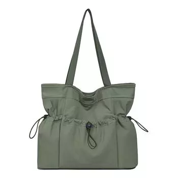 Легкая сумка через плечо большой вместимости женская сумка-тоут для поездок зелёный