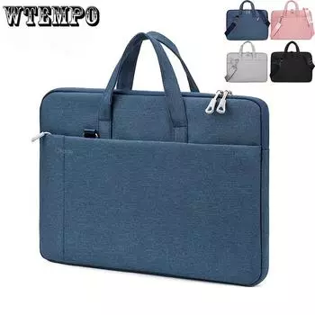 Легкая сумка для ноутбука Okade через плечо — ударопрочная, с 8-миллиметровой губчатой подкладкой, плюшевой подкладкой, тканью CDYarn, двумя отделениями 15inch синий