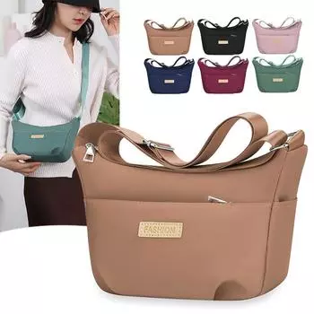 Легкая сумка, сумка через плечо, новая ткань Оксфорд, модная сумка на одно плечо, простая водонепроницаемая, повседневная, легкая роскошь хаки