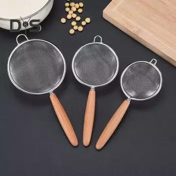Легкая сушилка для лапши Удобная ручка Практичная ресторанная мука Пищевое сито Фильтр Металлическое ситечко для сока S