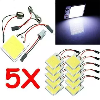 Легкая светодиодная панель COB освещает адаптер панели T10 18 светодиодных чипов 48 SMD Cob Led