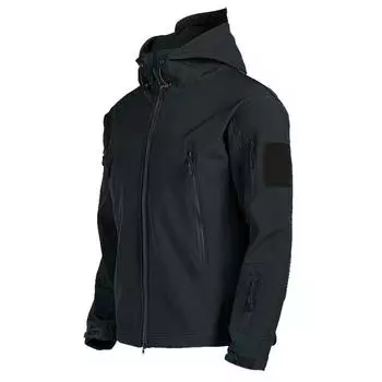 Легкая тактическая куртка Softshell Hardshell Tactical, ветрозащитная водонепроницаемая куртка для скалолазания на открытом воздухе S серый