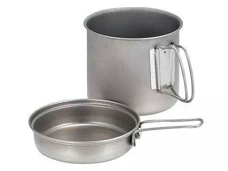 Легкая титановая плита Snow Peak Deep Trek 1400 мл с чехлом для хранения для предотвращения стихийных бедствий при восхождении SCS-009T