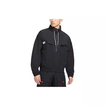 Легкая тканая спортивная куртка Jordan Jumpman со складным капюшоном, черная мужская куртка DA7173-010 XXXL