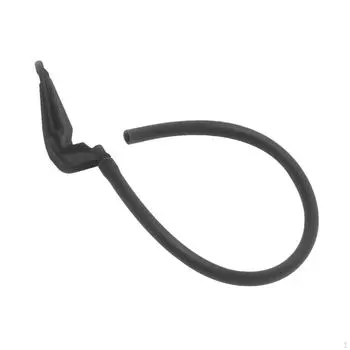 Легкая установка туалетных принадлежностей с трубкой для заправки и деталями-клипсами чёрный