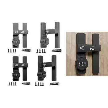 Легкая установка замка Светится в темноте Замок из цинкового сплава Удобный входной замок Современный замок Простая установка для дома 1