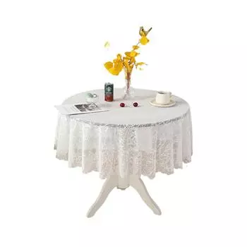 Легкая в стирке и прочная круглая скатерть с различными узорами и размерами. Доступны размеры скатертей 100cm