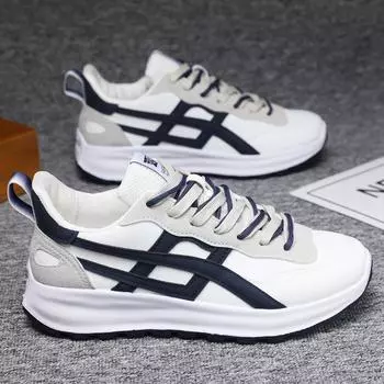 Легкая весенняя спортивная обувь мужская повседневная летающая обувь кроссовки модная корейская версия дышащая мужская обувь модная обувь 36 коричневый