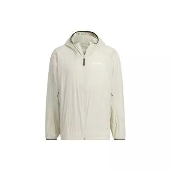 Легкая ветровка Adidas Terrex Wind.Rdy с капюшоном, водостойкая и дышащая мужская верхняя одежда светло-серого цвета IS0270 2XL
