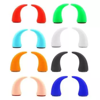 Легкая водонепроницаемая наклейка с длительным сроком службы, привлекающая внимание наклейка в виде рога дьявола в подарок красный