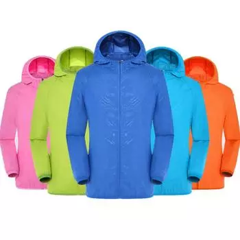 Легкая водонепроницаемая толстовка с защитой от солнца, куртка для активного отдыха, рыбалки, горного велоспорта S