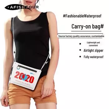 «Легкая водонепроницаемая женская сумка через плечо в корейском стиле – новый модный тренд» FC2004A; 0.5L белый