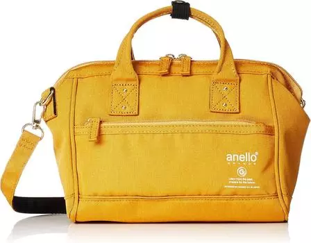 Легкая водоотталкивающая застежка 2WAY Mini наплечная SPS GUH2311Z горчичная [Anello Grande]