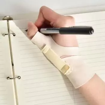 Легкая защита запястий, нейлоновая эластичная защита запястья, фиксатор запястья большого пальца, спортсмен S-Beige Right