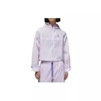 Легкая женская куртка на молнии с однотонным логотипом Jordan, верхняя одежда Light-Grape DX0457-509 L