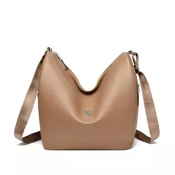 Легкая женская сумка кроссбоди однотонная сумка через плечо для, большая вместимость, маленькая квадратная сумка верблюд