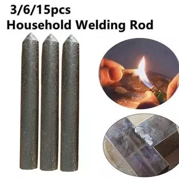 Легкие алюминиевые сварочные стержни, нет необходимости, припой, порошковая сварка, аксессуары для сварочных инструментов для алюминия с порошковой сердечником 3PCS