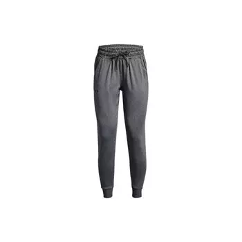 Легкие быстросохнущие беговые брюки Under Armour с кулиской, женские штаны, серые 1373083-012 S