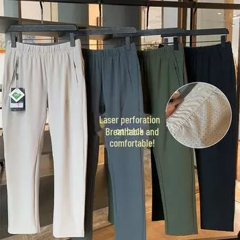 Легкие, быстросохнущие, дышащие походные брюки премиум-класса для мужчин — идеальный вариант для весны и лета L (110-130 kg)