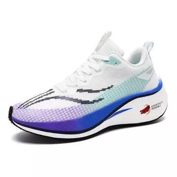 Легкие дышащие кроссовки T7 Unisex — модные кроссовки с амортизацией на весну и лето 40 белый/зелёный