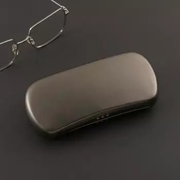 Легкие футляры для очков Футляр для солнцезащитных очков из алюминиевого сплава Футляр для очков Футляр для очков для близорукости Коробка для хранения small grey