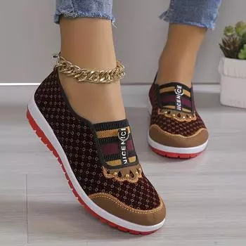 Легкие и дышащие женские лоферы на танкетке с мягкой подошвой для комфортной ходьбы