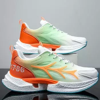 Легкие кроссовки для бега для мужчин 2024 года, повседневные мужские дизайнерские сетчатые кроссовки со шнуровкой, мужские кроссовки для занятий спортом на открытом воздухе и ходьбы 38 чёрный