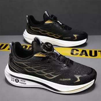 Легкие кроссовки для мужчин 2024. Мужские дизайнерские сетчатые повседневные кроссовки на шнуровке. Мужские кроссовки для спорта на открытом воздухе. 39 чёрный