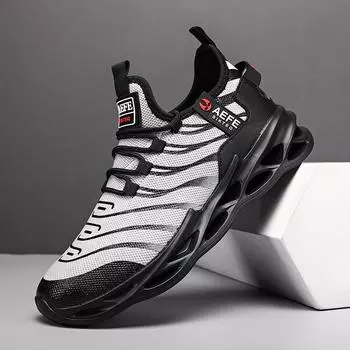 Легкие кроссовки мужские сетчатые дышащие мужские туфли Amazon Jinjiang cold sticky blade shoes кроссовки 40 чёрный