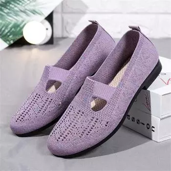 Легкие круглые носы Большие размеры для полных женщин Плоские туфли класса люкс Vip женские кроссовки для ходьбы Спорт Vzuttya Новейшие 36