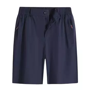 Легкие летние брюки-квотер для мужчин, шорты из настоящего ледяного шелка, повседневные брюки, быстросохнущие дышащие брюки средней длины, свободные брюки для бега больших размеров 8XL