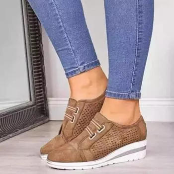 Легкие лоферы Универсальные повседневные модные дышащие лоферы без шнуровки 36 хаки