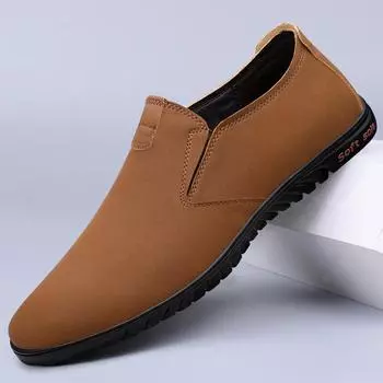 Легкие мокасины, мужская модная летняя обувь, новые удобные мужские туфли для вождения на плоской подошве, мокасины из натуральной кожи, классическая повседневная обувь 37