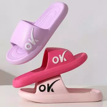 Легкие мягкие женские тапочки из ЭВА 2025 года, летние однотонные пляжные шлепанцы, сандалии, женские удобные нескользящие домашние тапочки для душа 38-39 хаки