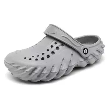 Легкие мужские садовые сандалии — удобные и нескользящие сандалии для летнего отдыха на свежем воздухе 45 белый