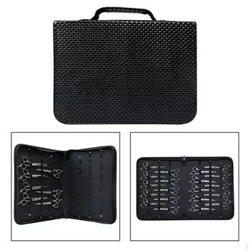 Легкие ножницы из искусственной кожи, зажимы, расчески, чехол-держатель, сумка